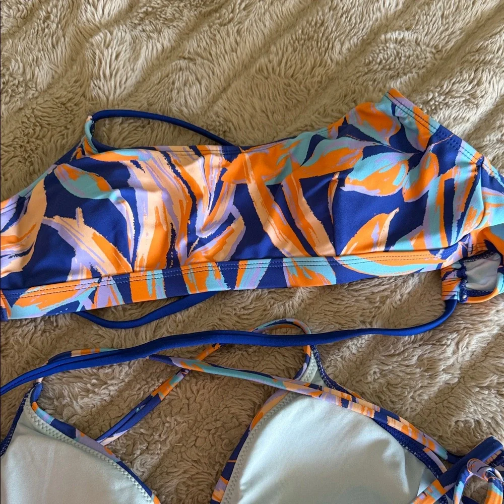 CUPSHE Leaf Print Bikini Set - Picture 6 of 9
